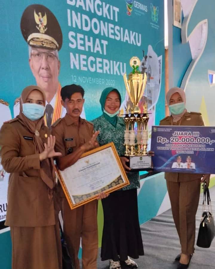 Umo Jati Terbaik Ketiga Lomba KB Kesehatan Tingkat Sumsel Tahun 2022