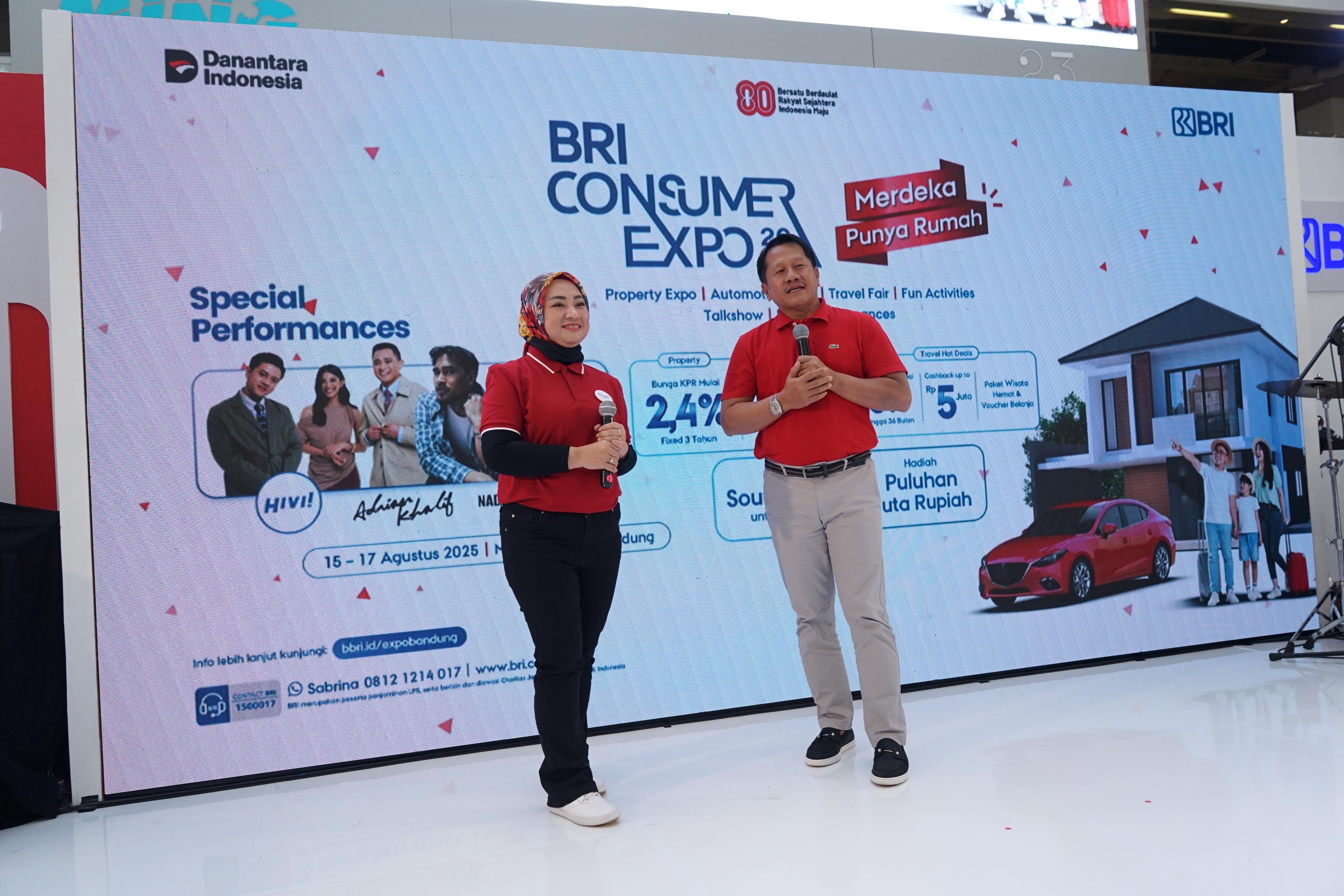 BRI Gelar Consumer Expo 2025 di Bandung, Tawarkan KPR Ringan Mulai 2,40%