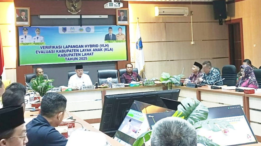 Kabupaten Lahat Jalani Verifikasi Lapangan Hybrid KLA, Targetkan Predikat Nindya