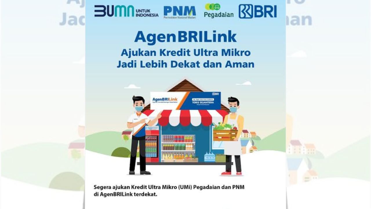 Pinjaman UMi BRI Hanya Bisa Diajukan Lewat Agen Brilink, Ini Syaratnya