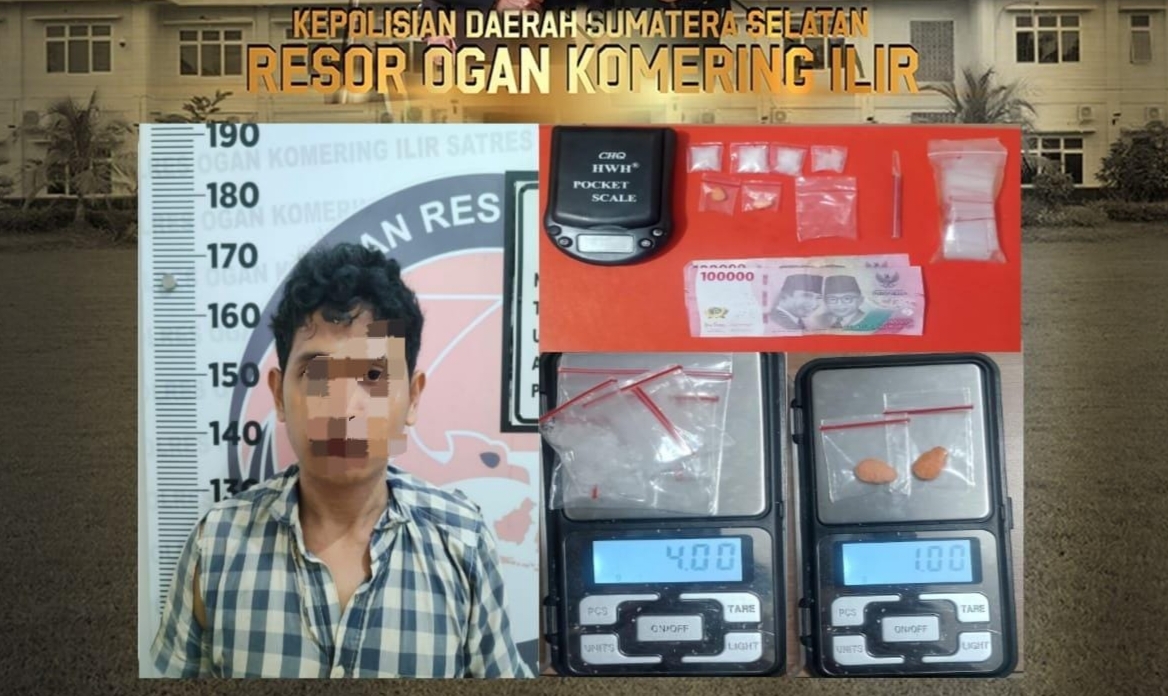 Grebek Kampung Narkoba di Desa Mangun Jaya, Satu Pelaku Diamankan