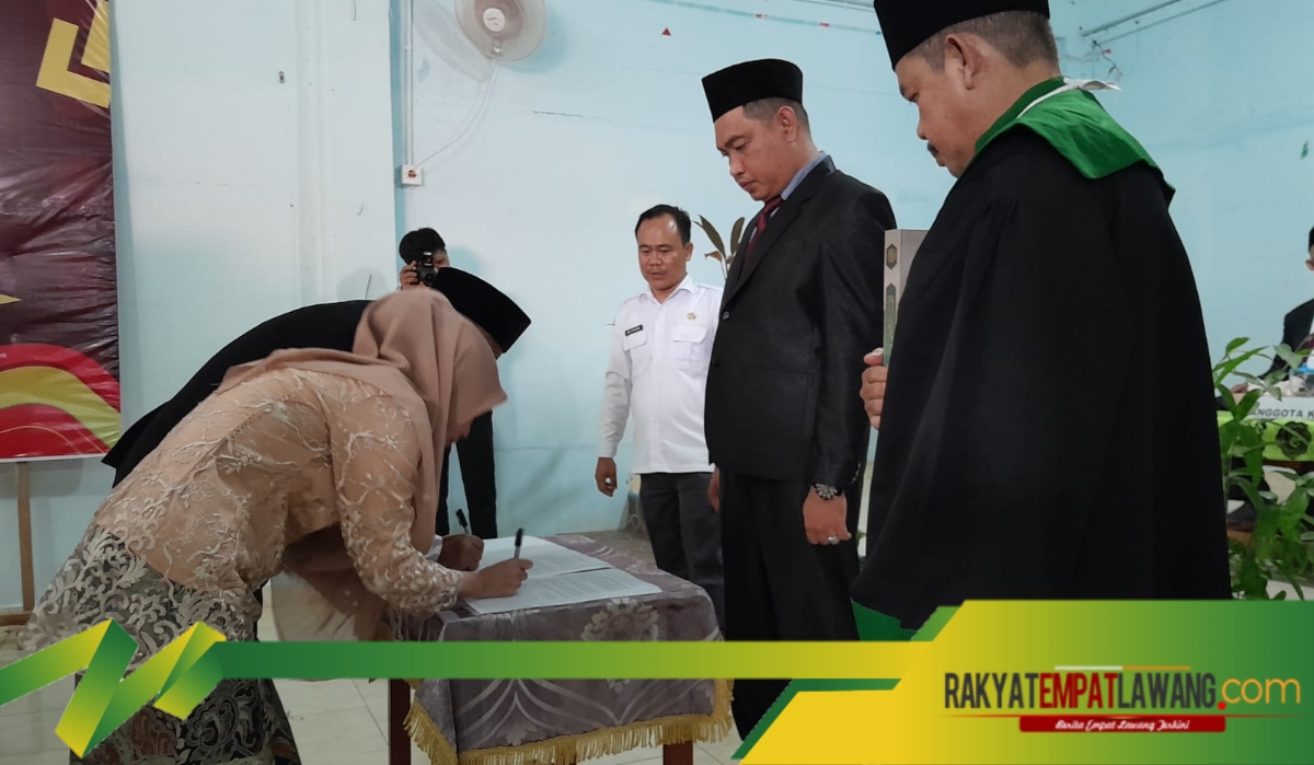 Persiapan Pilkada Serentak, 50 Anggota PPK Resmi Dilantik KPU Kabupaten Empat Lawang