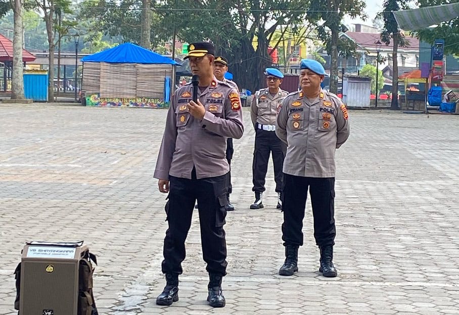 Polres Pagaralam Gelar Apel Kesiapsiagaan Personel Sambut Hari Buruh Nasional 2025