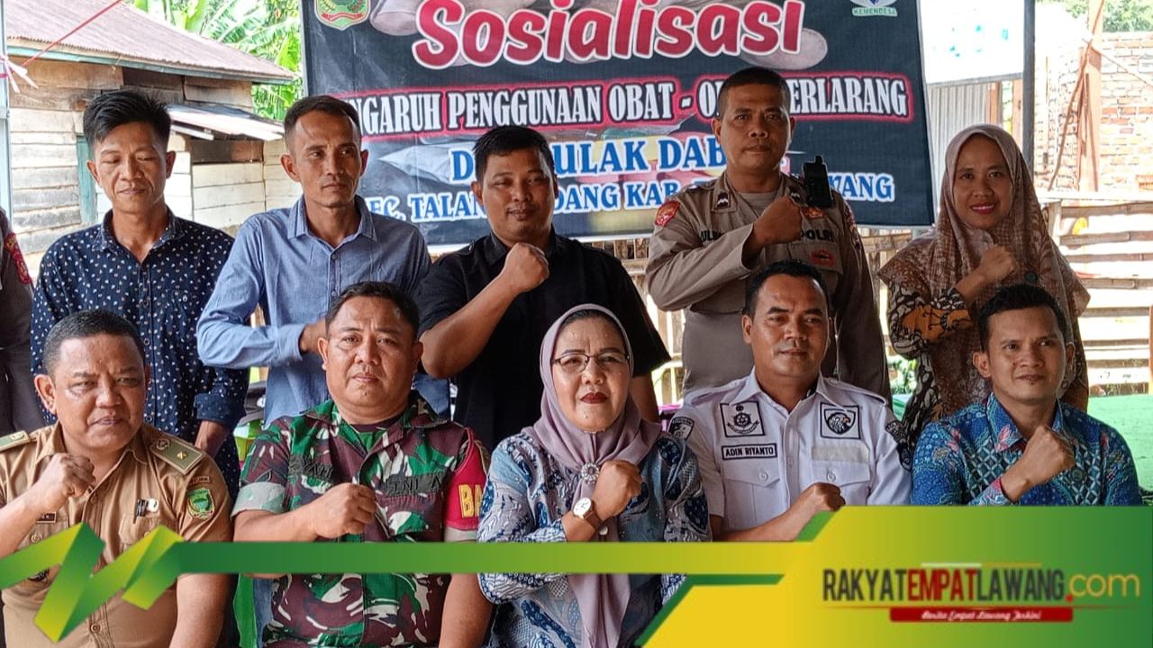 BNNK Empat Lawang Gelar Sosialisasi Bahaya Narkoba di Desa Ulak Dabuk