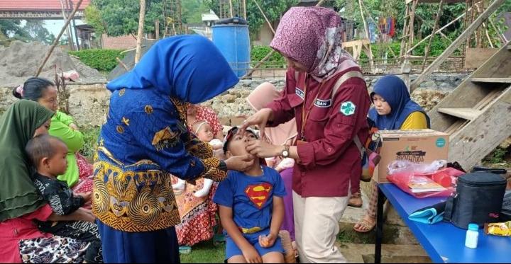  Jemput Bola Jangkau Bayi Balita di Pagaralam 