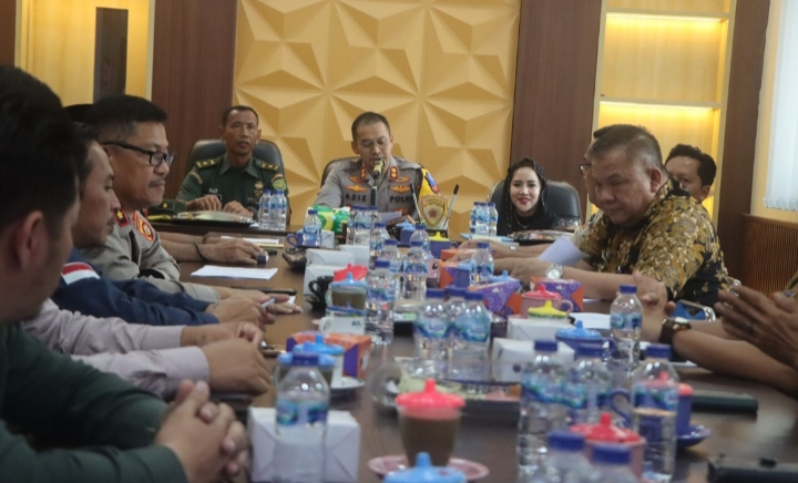 Polres Empat Lawang Tegas! Gelar Rakor dan Teken Pakta Integritas Larangan Pesta Malam