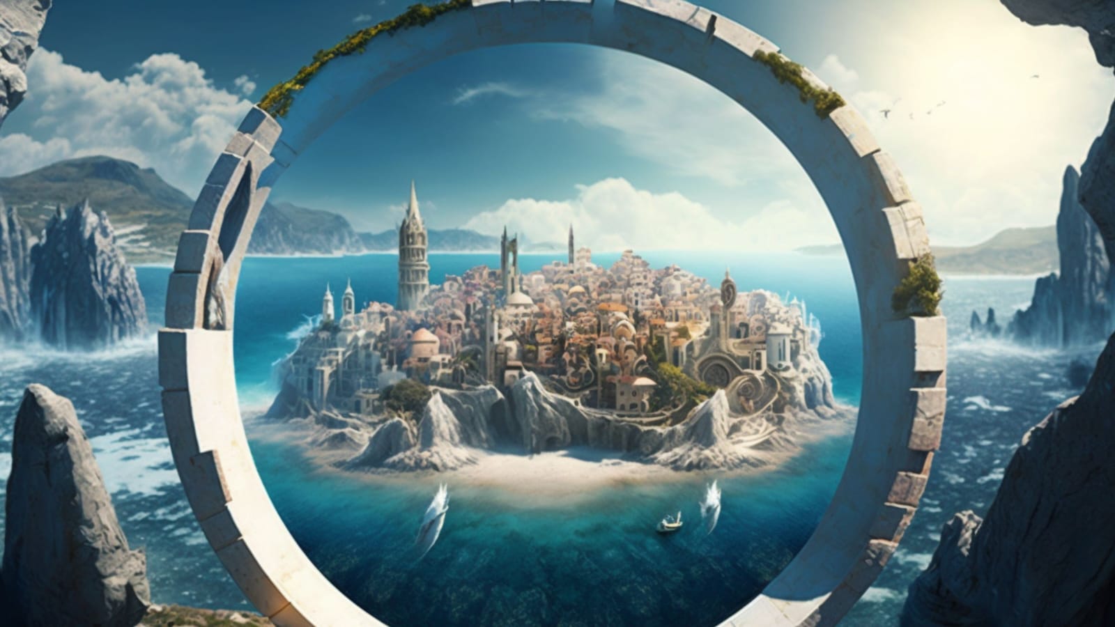 Kisah Misterius Kota Atlantis: Rahasia Tenggelamnya Peradaban Terhebat di Lautan, Begini Ceritanya! 