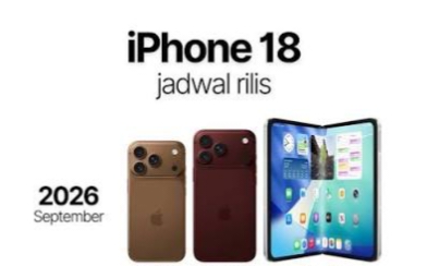 iPhone 18 Series Siap Rilis 2026, Apple Fokus AI dan Kamera Sinematik