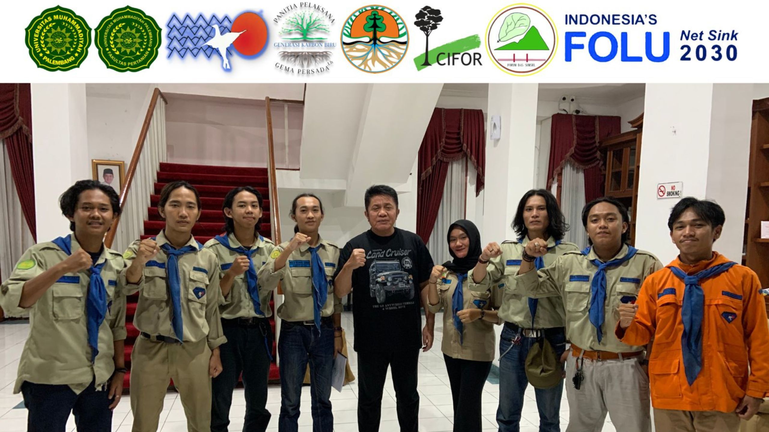 Menyelamatkan Sumsel dari Ancaman Ekologis: Herman deru Bersama Mapala Gema Persada. Lh Aksi Peduli Mangrove