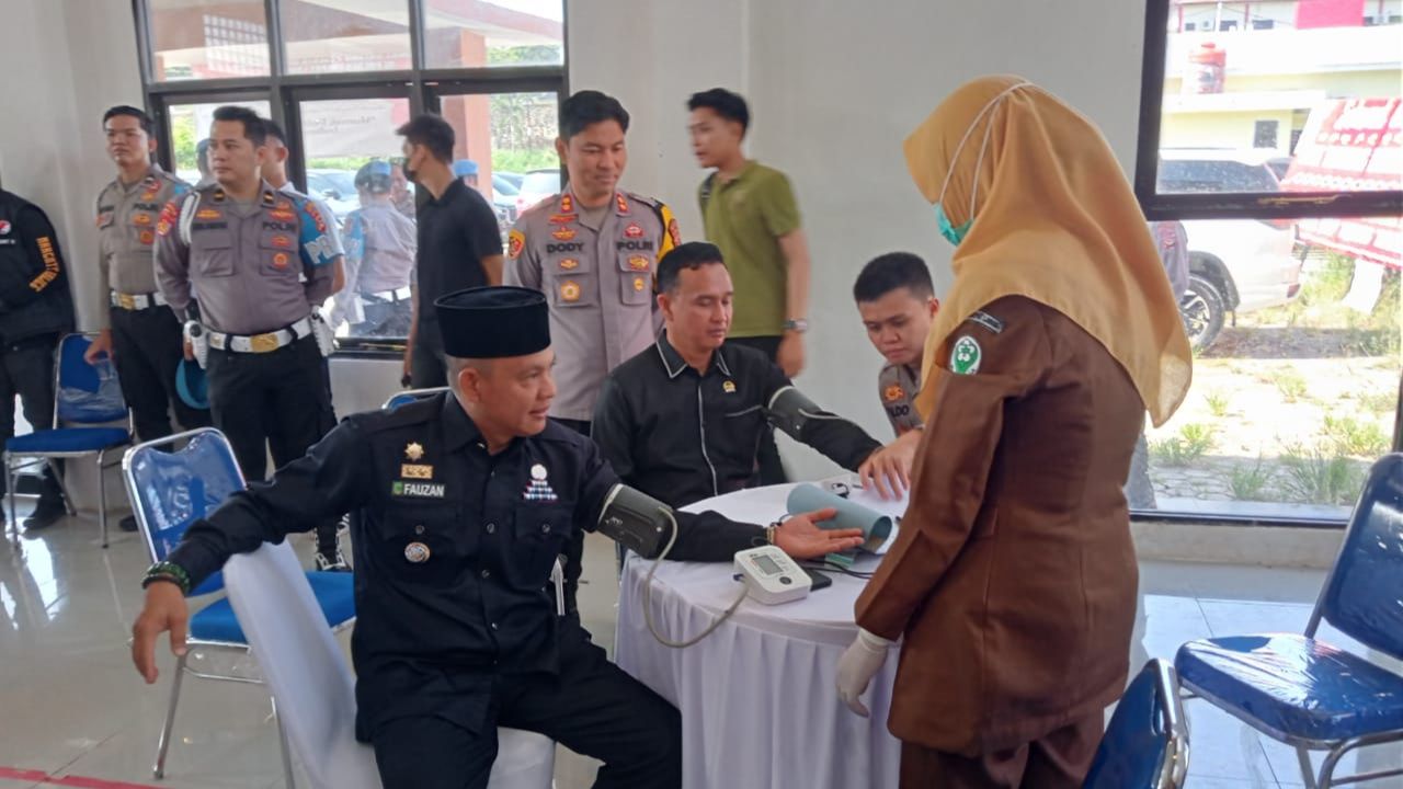 Polres Empat Lawang Gelar Donor Darah untuk Masyarakat dalam Rangka HUT Humas Polri ke-73