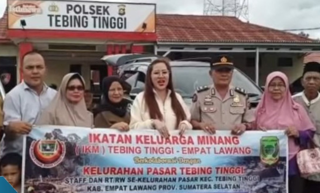 Polsek Tebing Tinggi Kirim Rp41 Juta dan 17 Karung Bantuan untuk Korban Bencana Aceh, Sumut, dan Sumbar