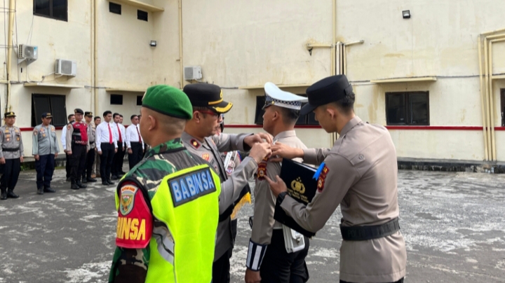 Polres Empat Lawang Gelar Apel Serpas Operasi Patuh Musi 2025, Fokus Tertib Lalu Lintas dan Penurunan Kecelaka