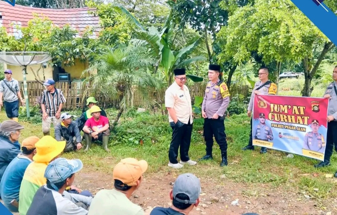 Polres Pagar Alam Gelar Jum'at Curhat untuk Dengarkan Keluhan Masyarakat