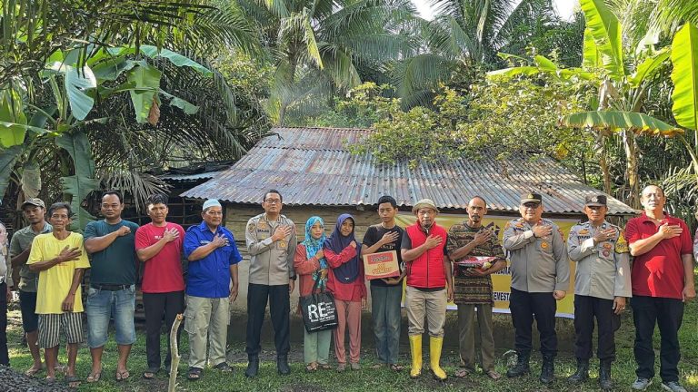 Polda Sumsel Gelar Program Bedah Rumah di Banyuasin, Warga Kurang Mampu Terbantu