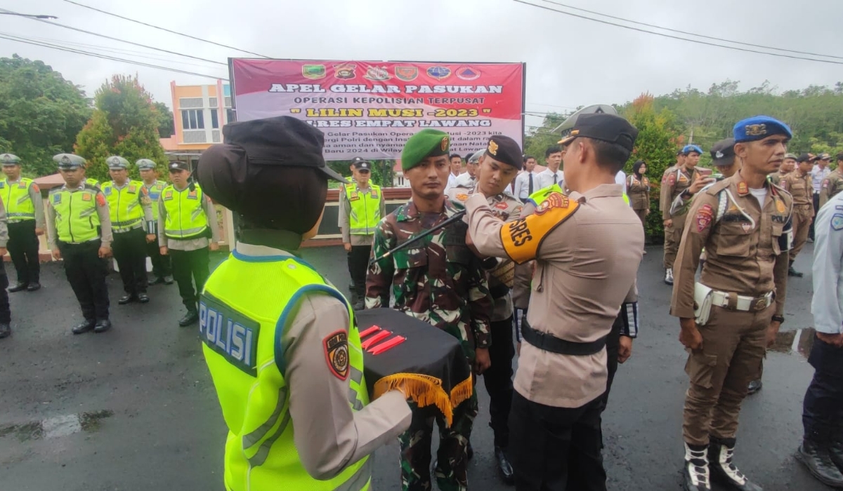 Gelar Apel Operasi Lilin Musi 2023 71 Personel Siap Amankan Pengamanan Nataru