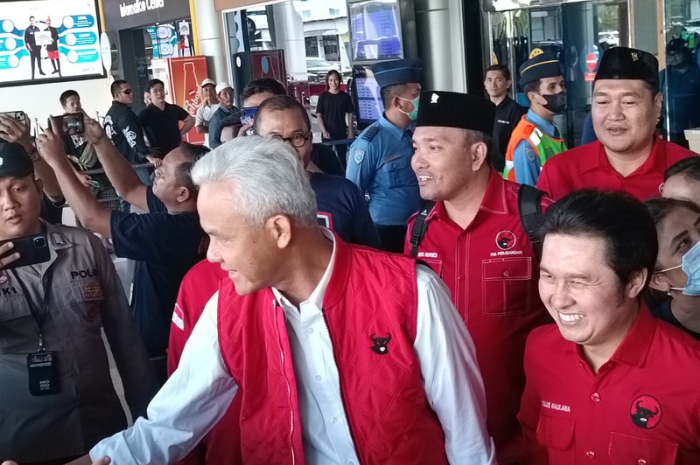 Ganjar Pranowo Hadir di Tengah Ribuan Kader dan Simpatisan PDIP Sumsel