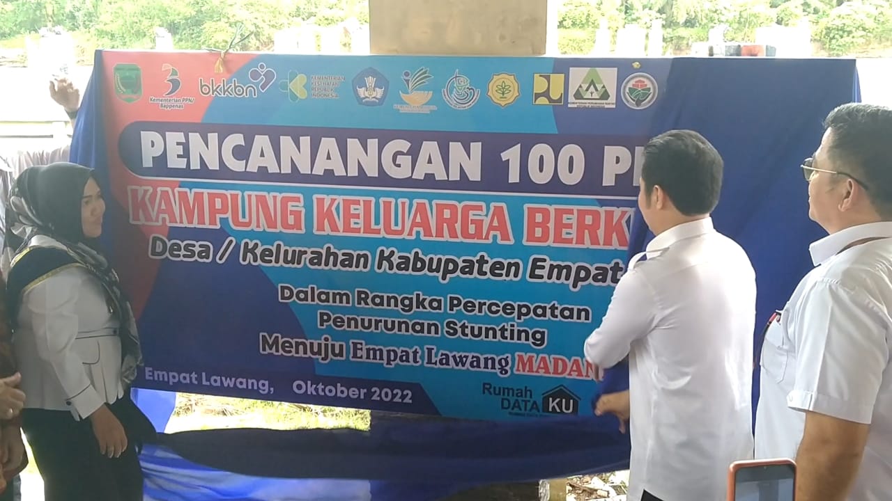 Pertama di Sumsel, Pencanangan 100 Persen Kampung Keluarga Berkwalitas