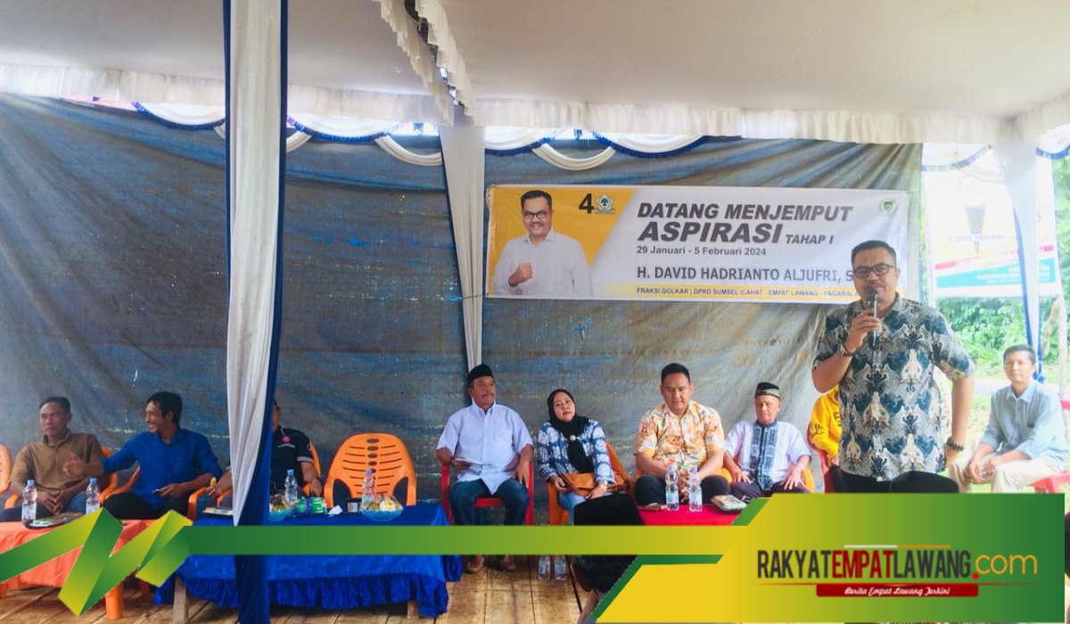 DPRD provinsi Sumsel Gelar Reses: Serap Aspirasi Masyarakat Infrastruktur Menjadi Fokus Usulan Masyarakat 