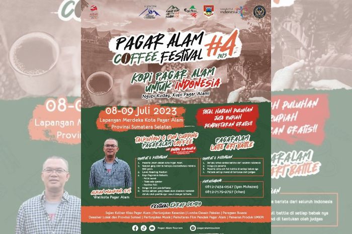 Gandeng Kemenparekraf, Dispar Adakan Pagar Alam Coffee Fest