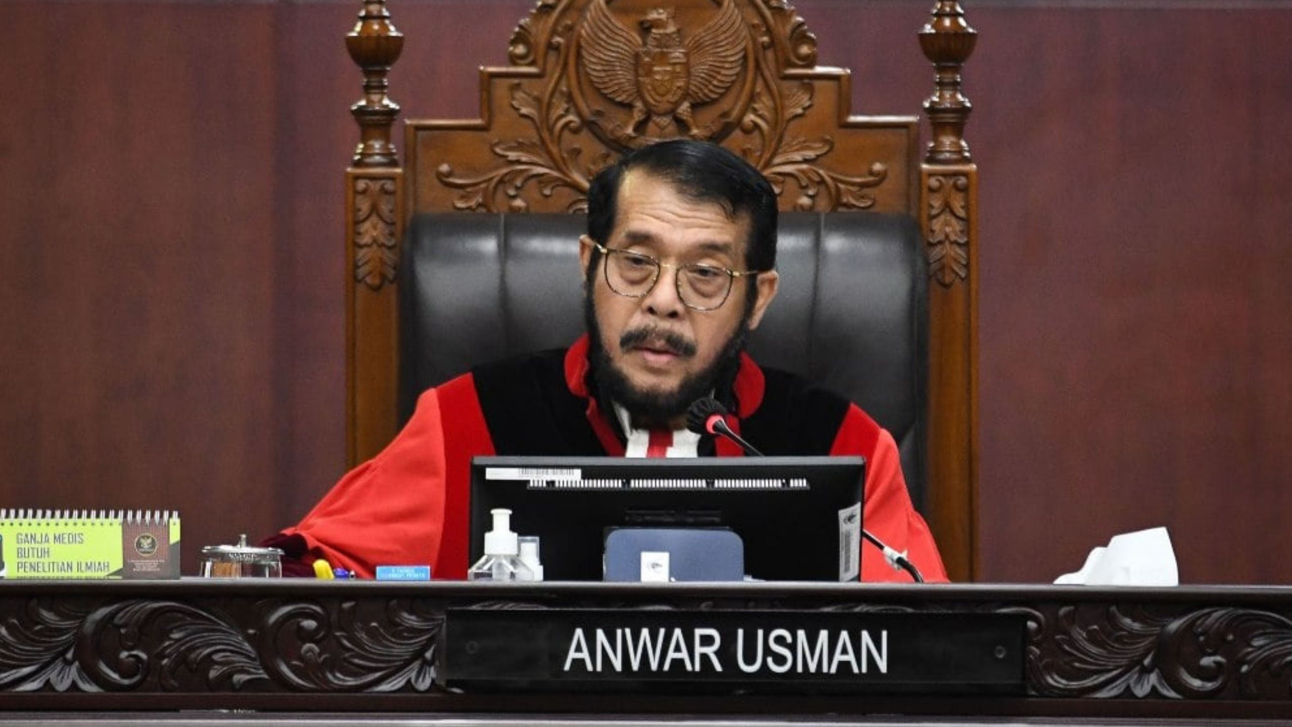 MKMK Menetapkan Pemecatan Jabatan Ketua Mahkamah Konstitusi Anwar Usman