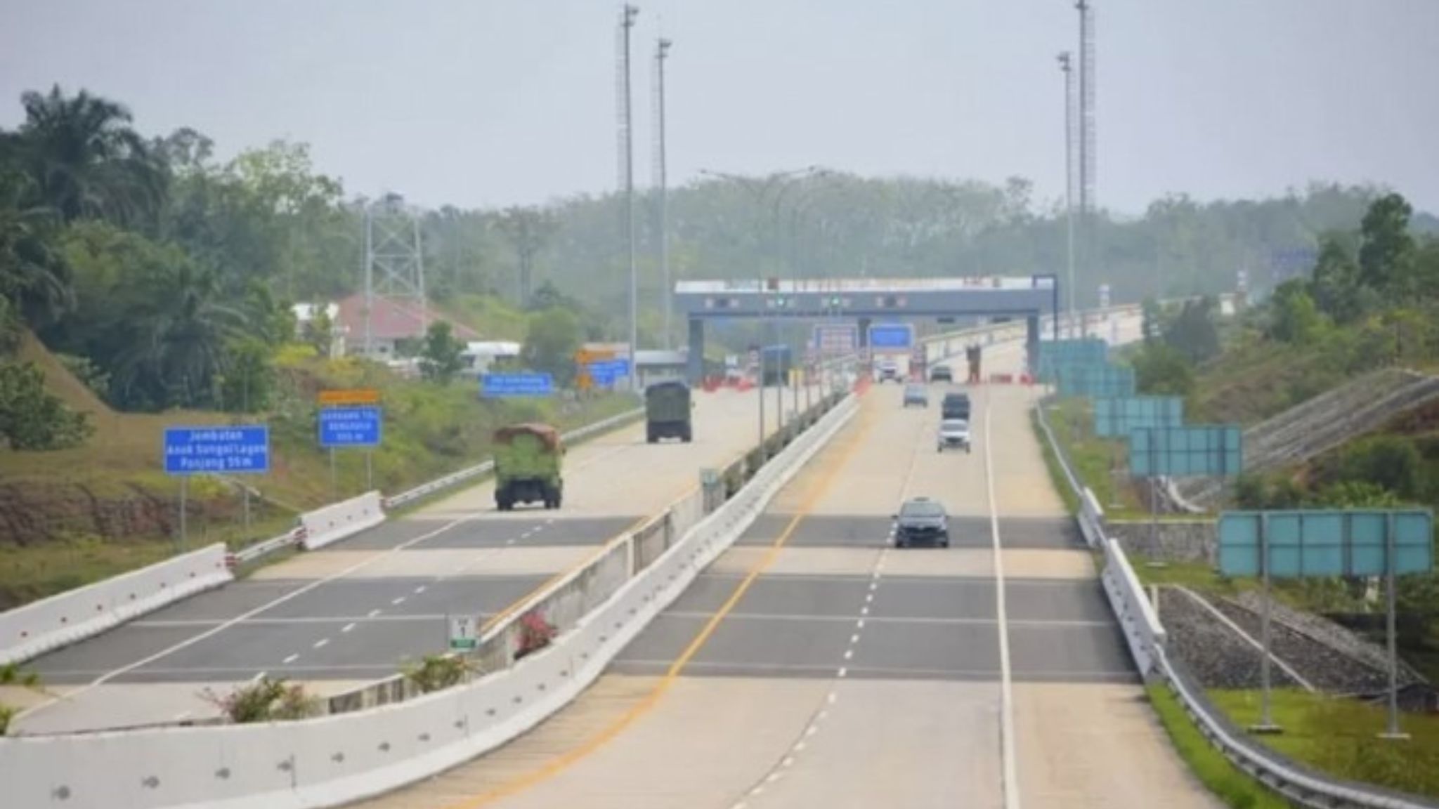 Jalan Tol Kramasan Musilandas Siap Tayang 2024