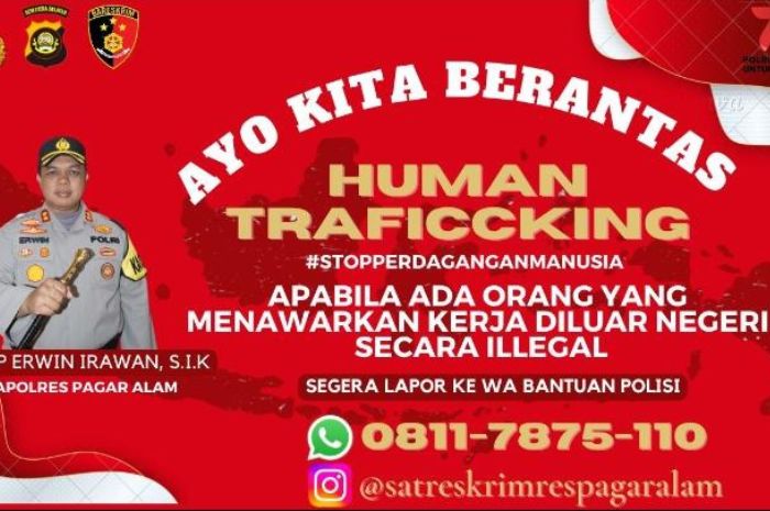 Maraknya Kasus TPPO, Ini Kata Kapolres Pagaralam