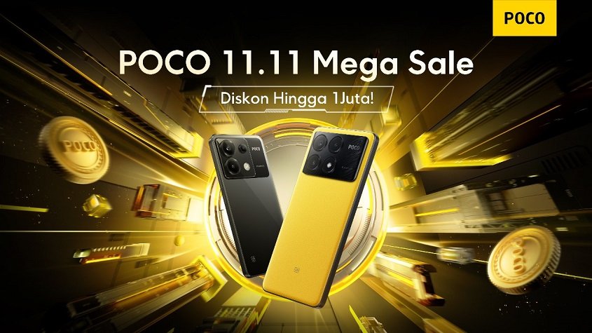 Poco Meriahkan Promo 11.11 dengan Deretan Smartphone Berperforma Tinggi, Harga Mulai Rp1,3 Juta