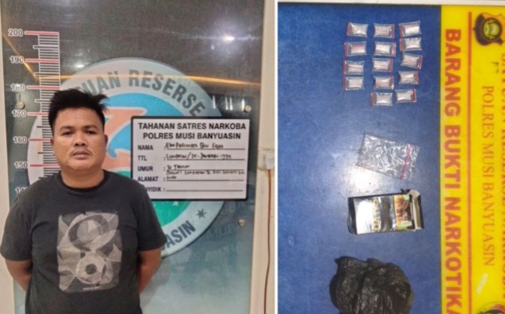 Diduga Hendak Edarkan Sabu, Pria Asal Lumpatan II Ditangkap di Babat Toman
