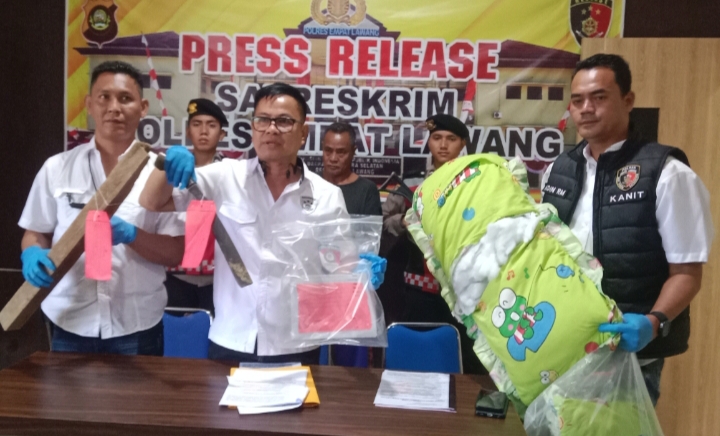 Polres Empat Lawang Gelar Press Release, Tega Ayah Setubuhi Anak Kandung 