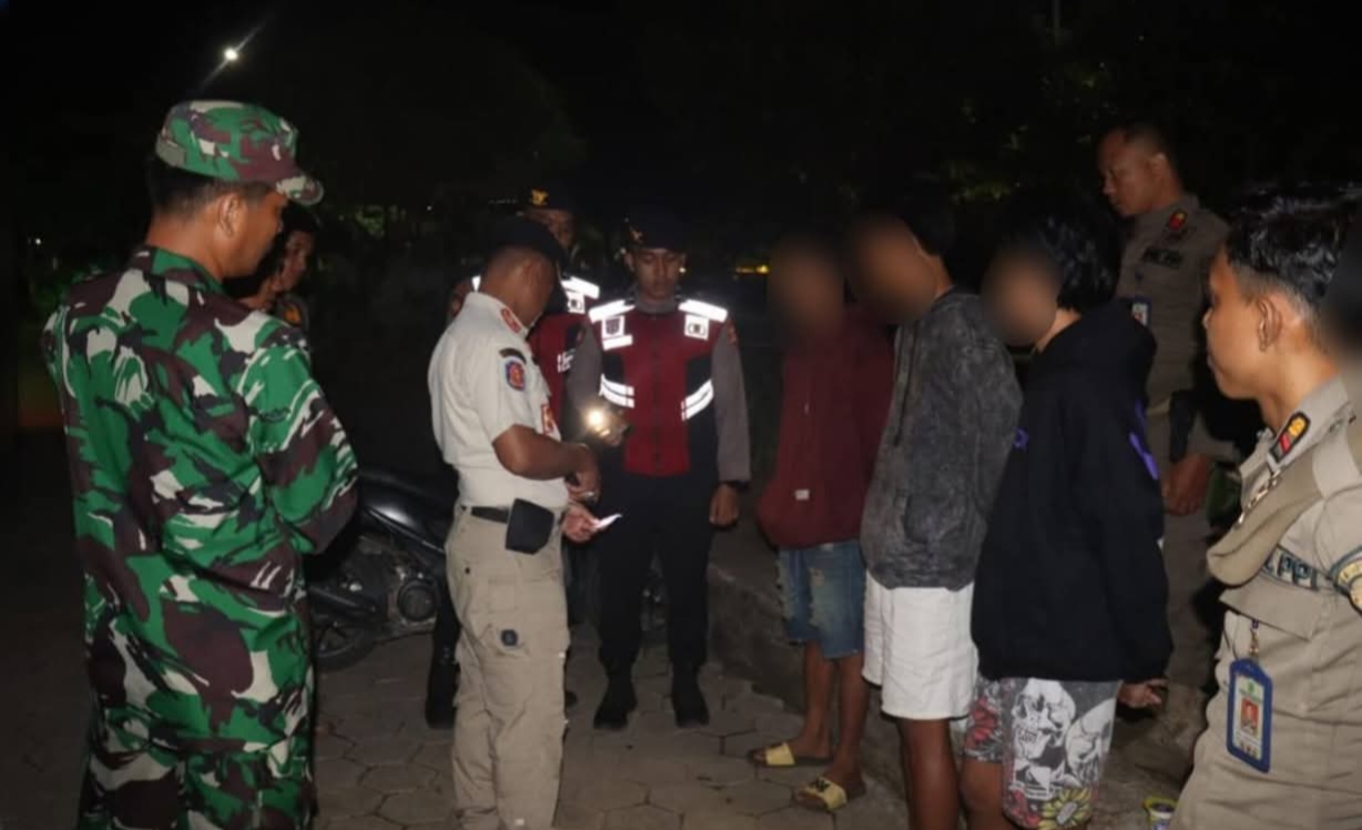 Jaga Kamtibmas, Satpol PP Muba Gelar Patroli Gabungan Bersama TNI-Polri di Sekayu
