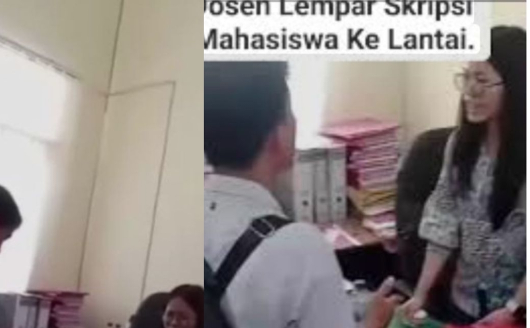 Skripsi Dilempar, Mahasiswa Meluap Emosi:
