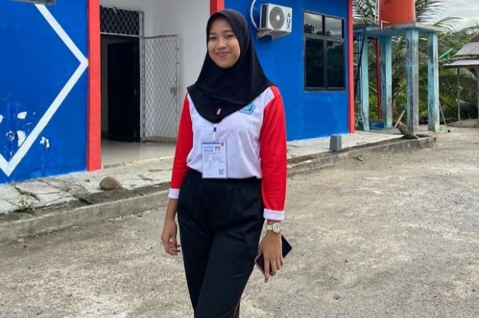 Armelia Alfrida Gadis Cantik Asal Empat Lawang Yang Jadi Paskibraka Provinsi