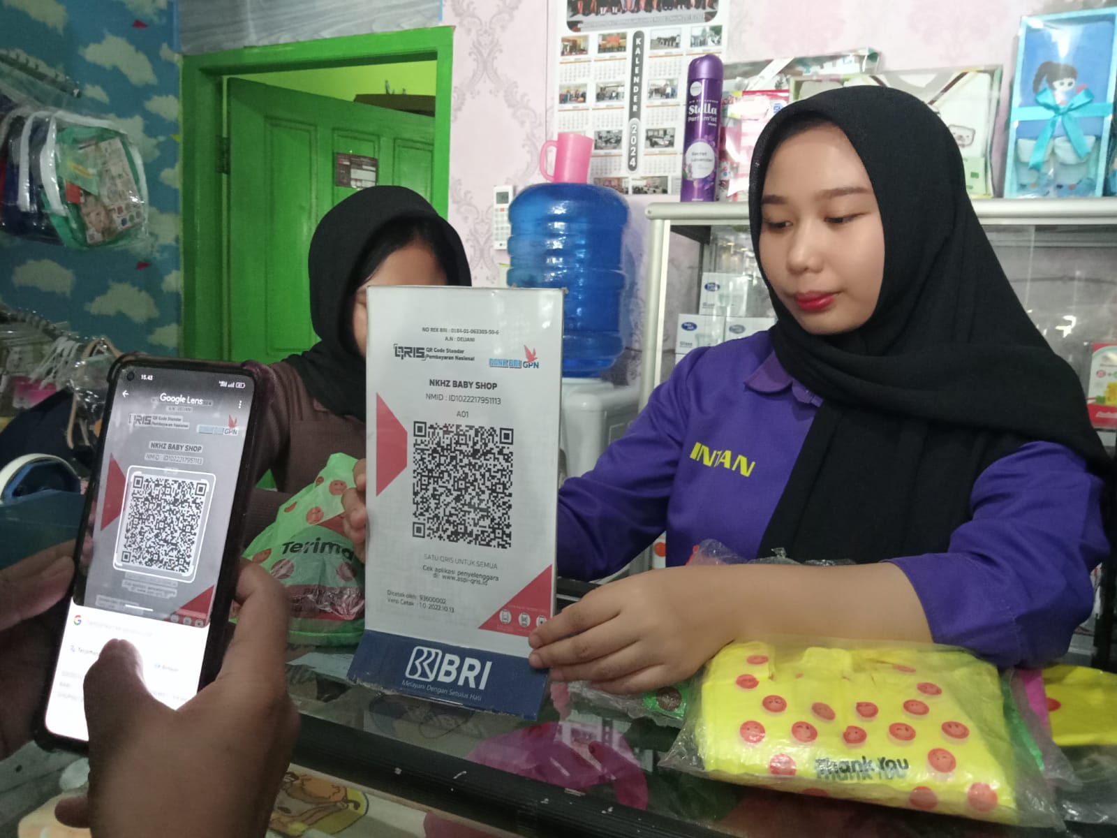 Belanja Praktis, NKHZ Baby Shop Andalkan QRIS BRI