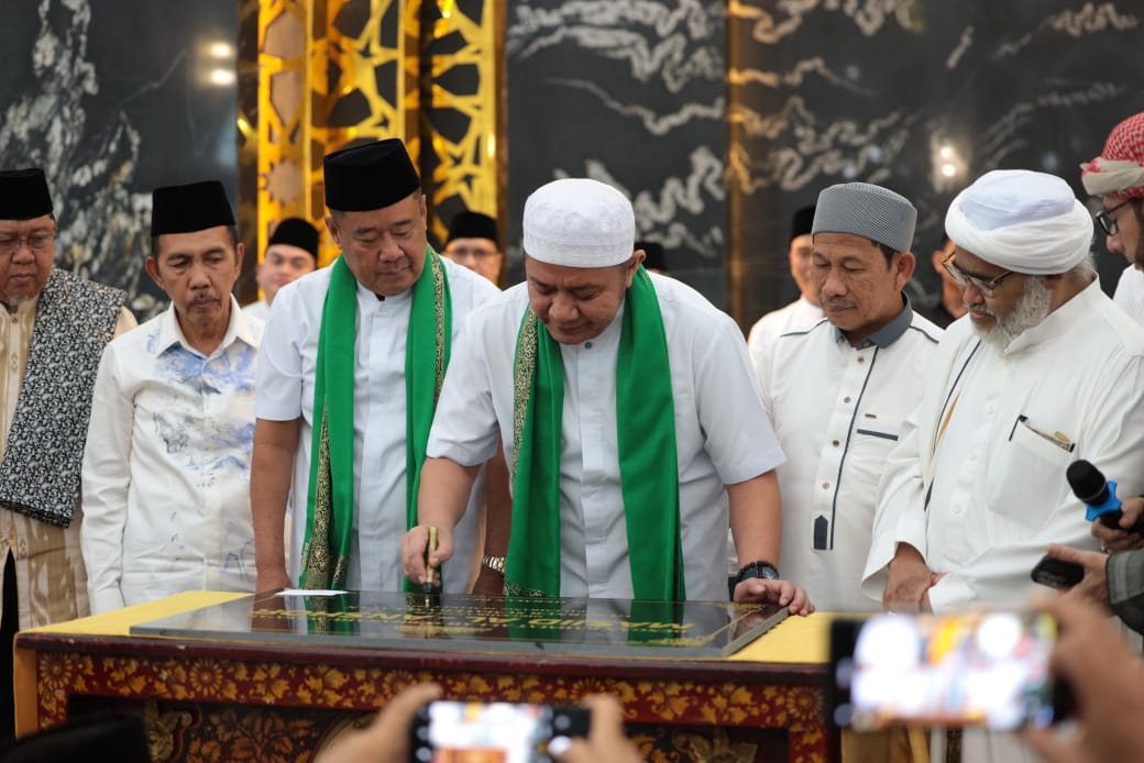 Gubernur Sumsel Resmikan Masjid Al-Anshor di Palembang Bertepatan dengan Nuzulul Qur'an