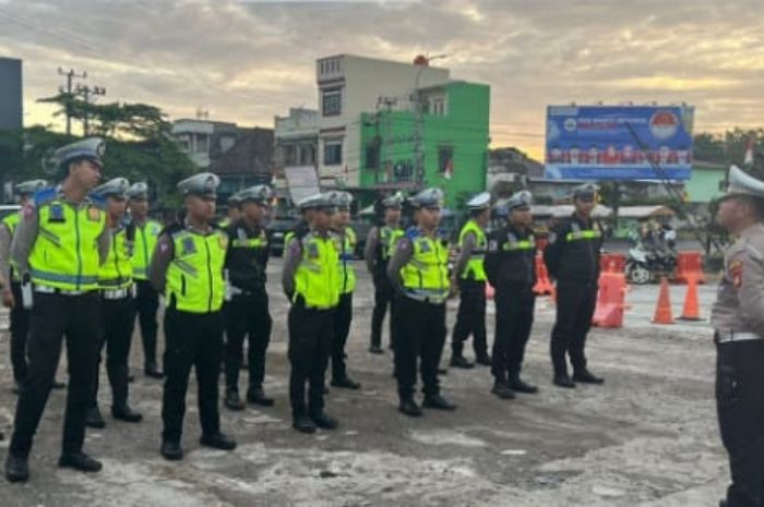 Laksanakan Kewajiban Satlantas Polres Empat Lawang Gelar Apel Pagi