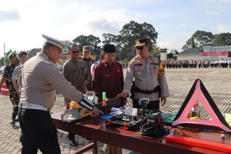 Aksi Total! Polres Musi Rawas Utara Kerahkan 196 Personel dan Empat Pos untuk Amankan Nataru 2025