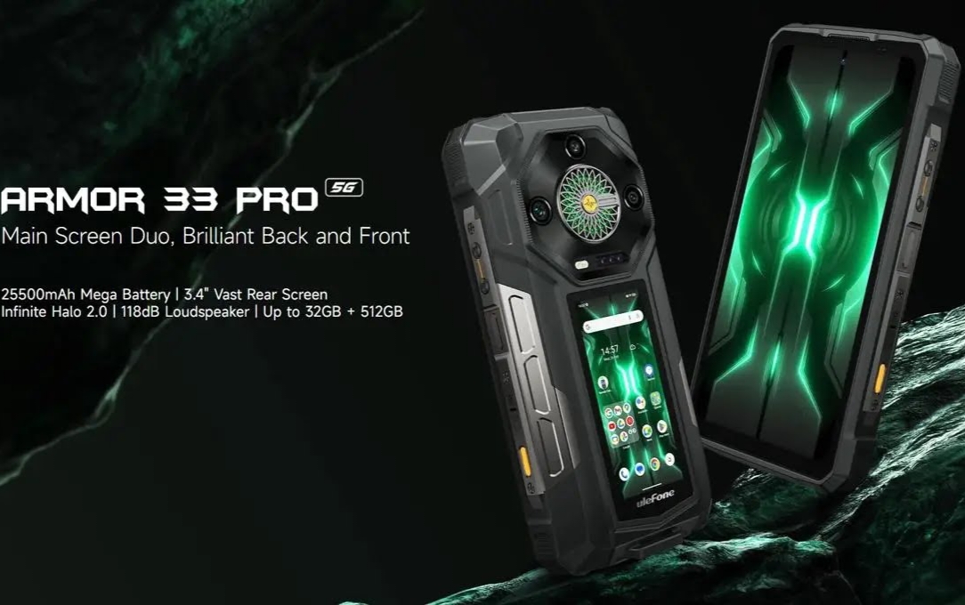 Ulefone Armor 33 Pro 5G, HP Rugged 25500 mAh dengan Performa Kencang dan Jaringan 5G