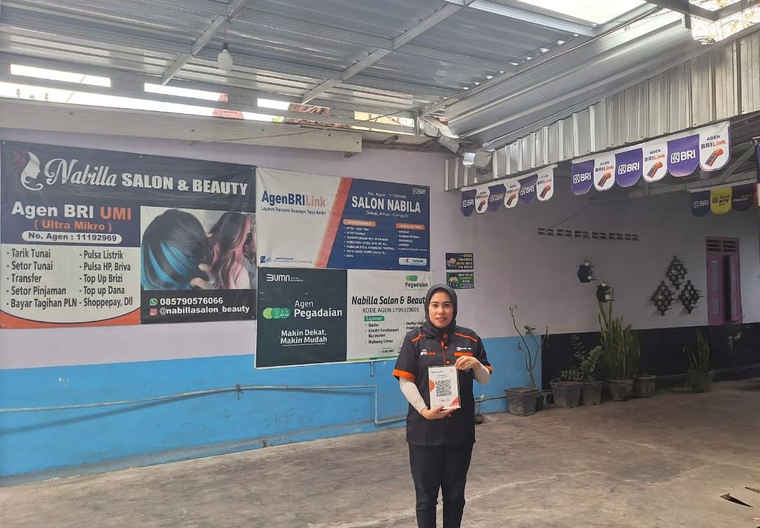 Nabilla Salon-Beauty di Kediri Raup Cuan Berkat Program AgenBRILink dari BRI