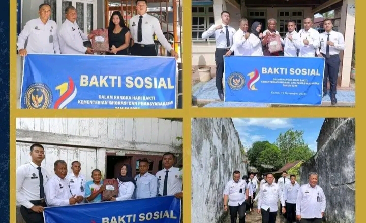Lapas Empat Lawang Gelar Baksos Peringati Hari Bakti Kemenimipas ke-1 Tahun 2025