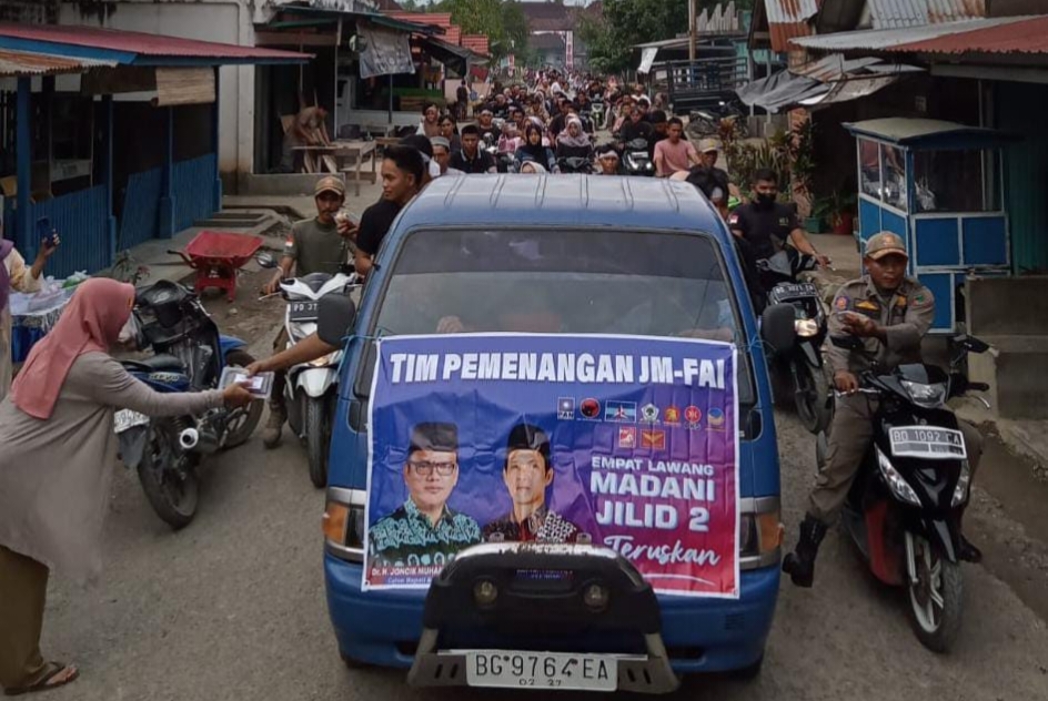 Ratusan Pemuda Paiker Gelar Road Show dan Bagikan 1.000 Takjil, Nyatakan Dukungan untuk JM-FA’I