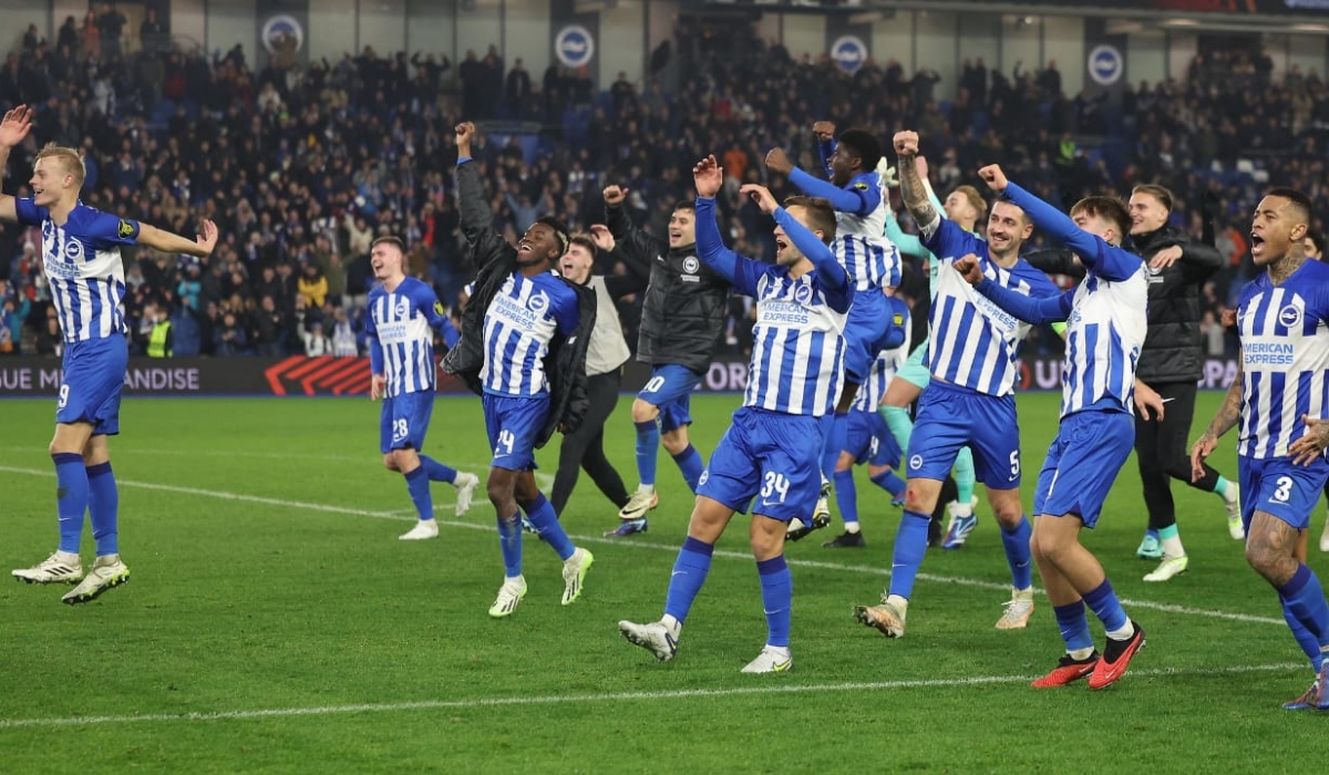 Brighton & Hove Albion Raih Kemenangan Gemilang dan Lolos ke Babak 16 Besar Liga Europa