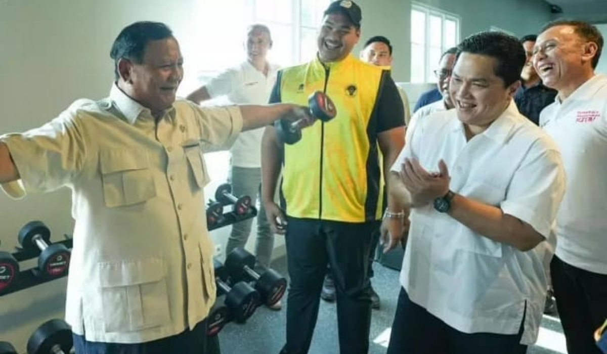 Erick Thohir Bantah Isu Prabowo Subianto Figur Karbitan di Dunia Sepak Bola