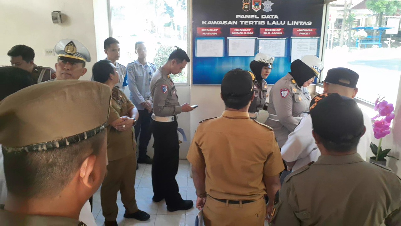 Ditlantas Polda Sumsel Nilai Kawasan Tertib Lalu Lintas (KTL) di Kota Pagaralam