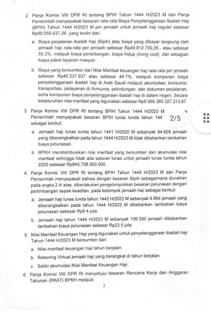 Sudah Ada Kata Sepakat, Berapa Dana Haji yang Dibayar Oleh Jamaah Tahun 2023?