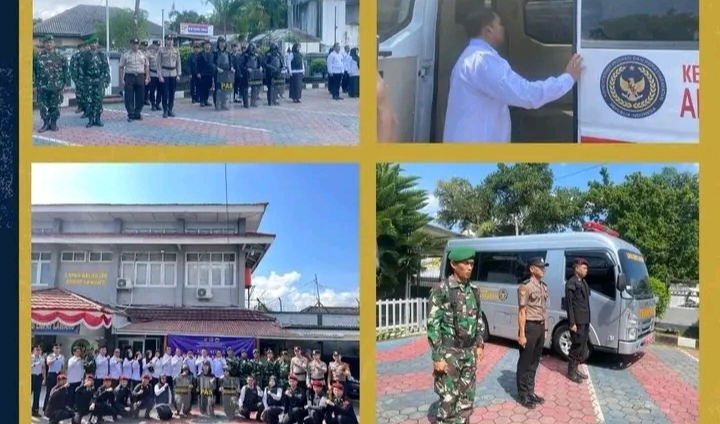 Lapas Kelas IIB Empat Lawang Gelar Apel Siaga Pengamanan Natal dan Tahun Baru 2026