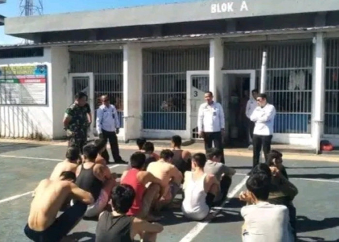 Tingkatkan Deteksi Dini, Lapas Empat Lawang Gelar Razia Blok Hunian