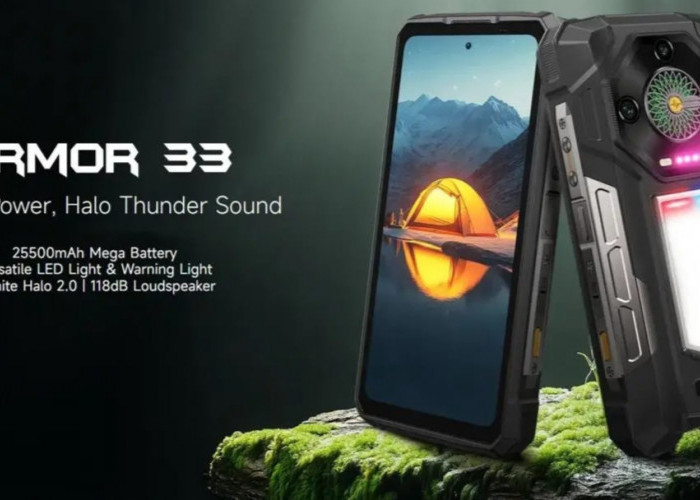 Ulefone Armor 33 4G, Ponsel Rugged Baterai 25500 mAh yang Tahan Berhari-hari di Medan Ekstrem