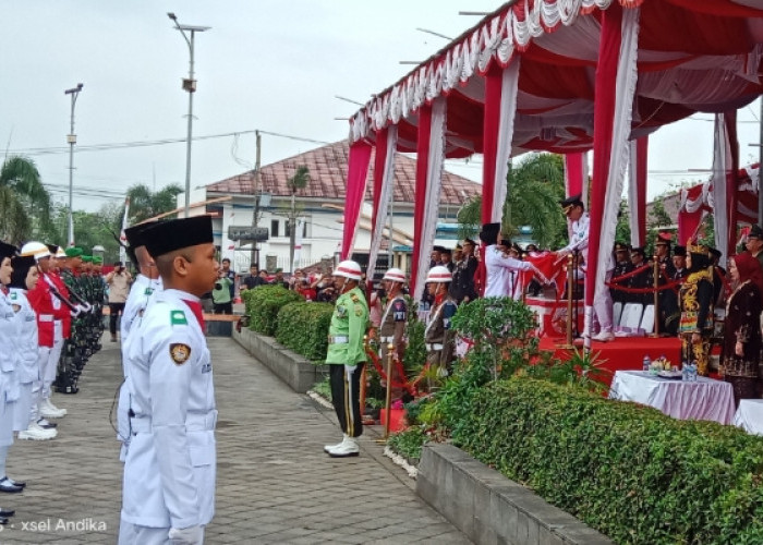 Upacara Pengibaran Bendera HUT RI ke-80 di Empat Lawang Berlangsung Khidmat