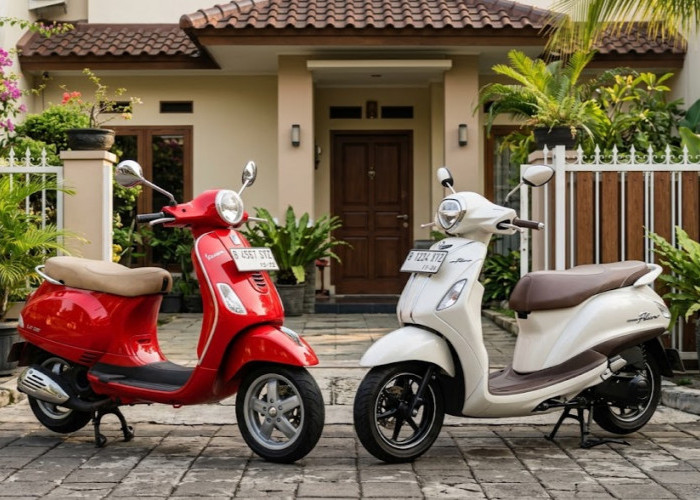 Vespa LX 125 vs Yamaha Grand Filano, Adu Nyaman dan Biaya Perawatan: Mana yang Lebih Cocok untuk Harian?