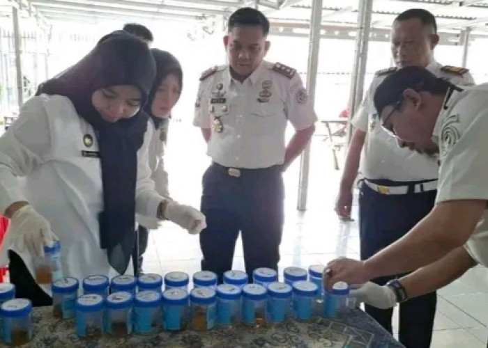 Dukung 15 Program Aksi Kemenimipas, Lapas Empat Lawang Gelar Tes Urine Rutin